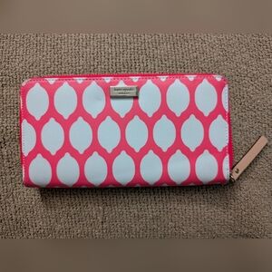 Kate Spade Grant Street Wallet - Pink & White Lemon